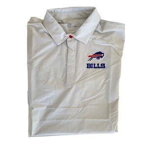 NFL Buffalo Bills Nike Football On Field Snap Button Up Short Sleeve Shirt Large